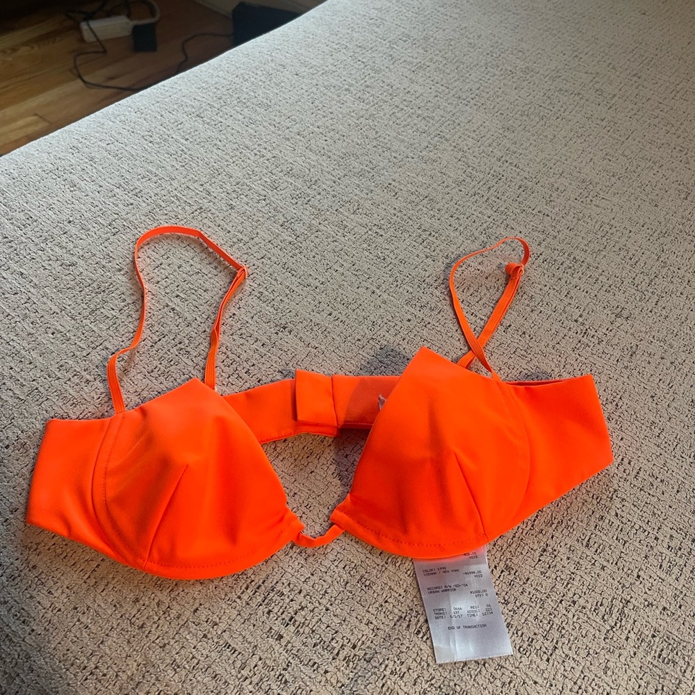 Vibrant Orange Women's Bra